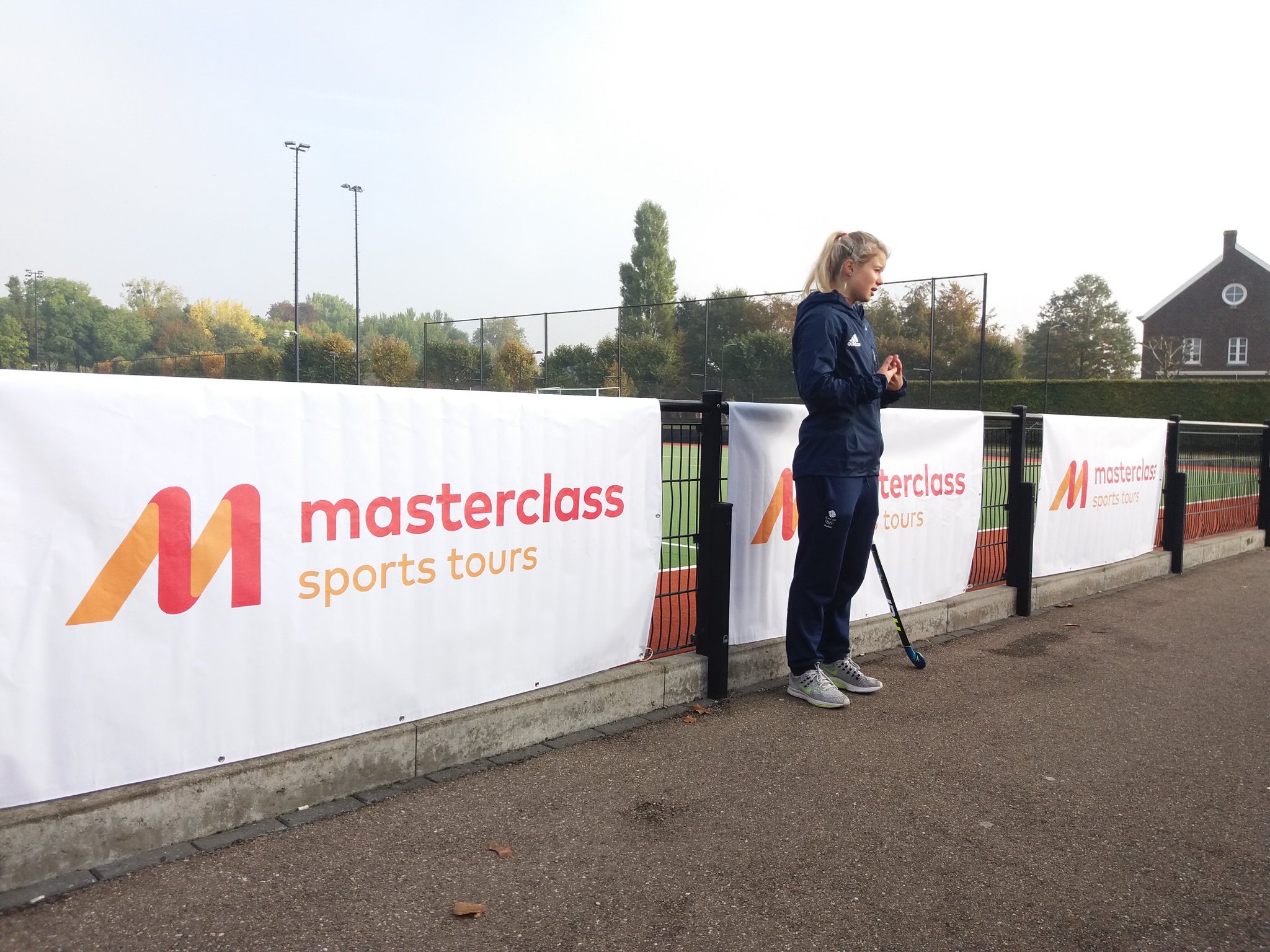 Olympic Gold Medallist, Sophie Bray supporting masterclass school sports tours